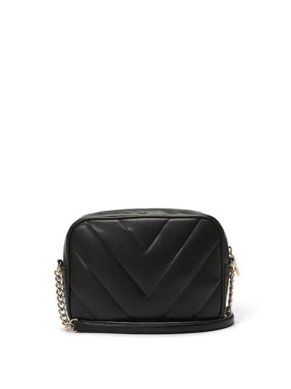 Black Quilted Crossbody Bag